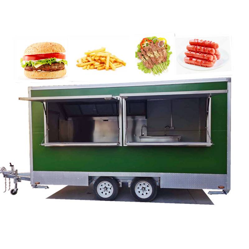 Weifang Newwin Mobile Fast Food Trailer Factory Price Food Trucks