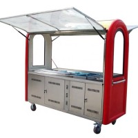 CCF220 CE Good Price Commercial Snack Vending Coffee Gas Mobile Hot Dog Cart