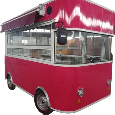 Factory  Hot Dog Vending Cart  Mobile Food Cart Electric Fast Food Truck