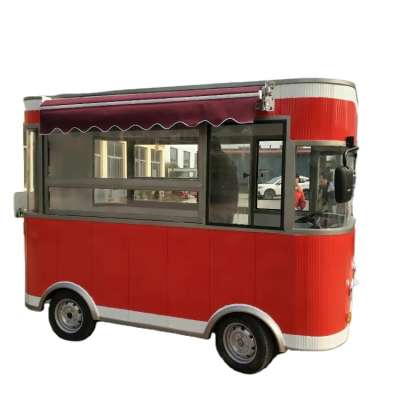 Factory  Hot Dog Vending Cart  Mobile Food Cart Electric Fast Food Truck